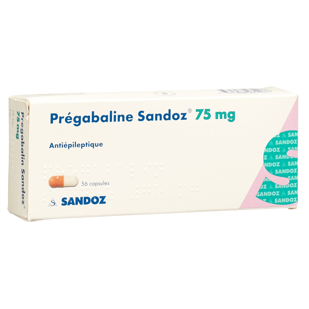 PREGABALINE Sandoz 75 mg, image 2 sur 2