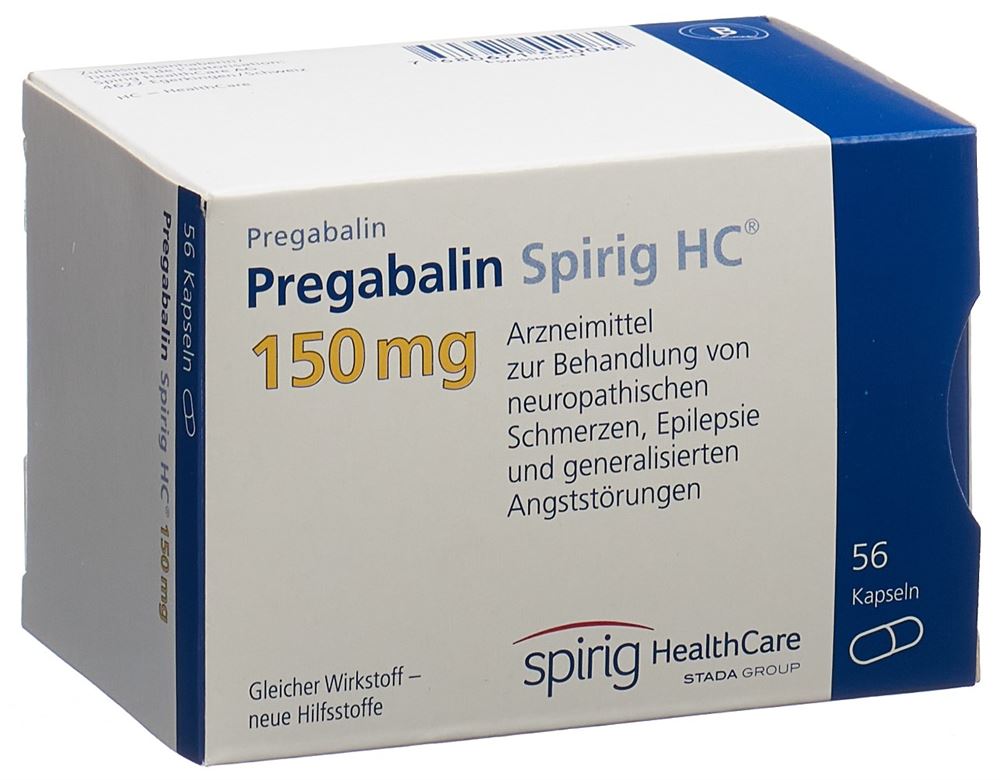 PREGABALINE Spirig HC 150 mg, image principale