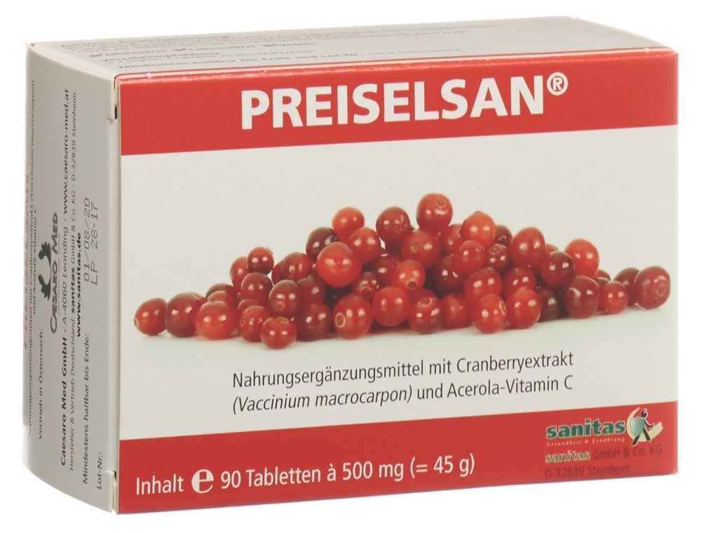 PREISELSAN mit Cranberry-Extrakt, Hauptbild