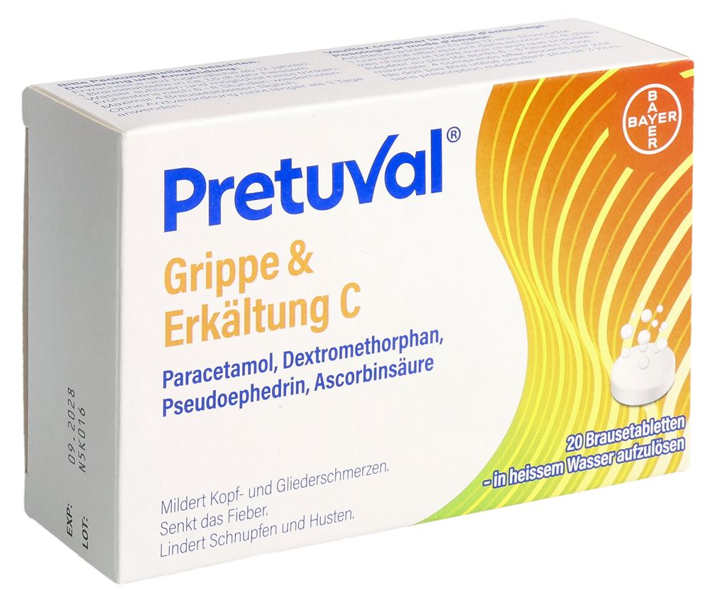 PRETUVAL grippe et refroidissement C, image principale