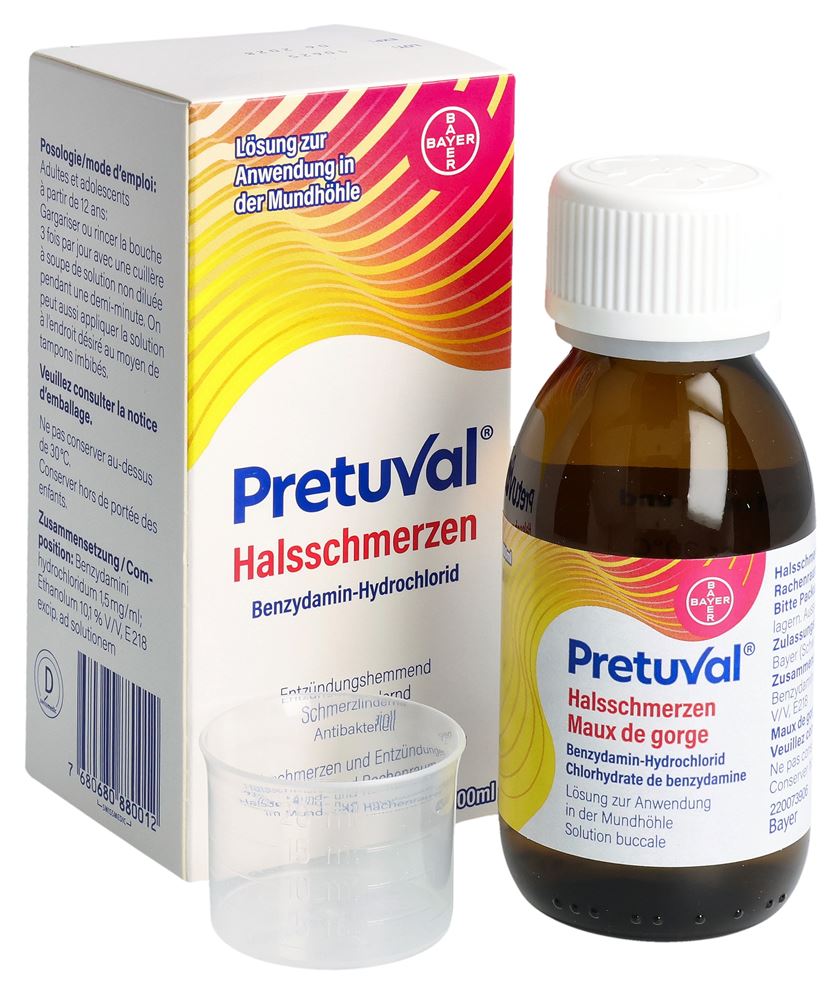 PRETUVAL Halsschmerzen, Hauptbild