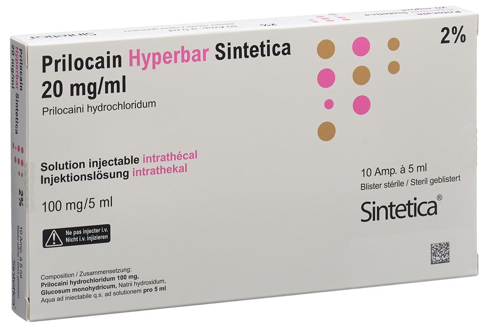 PRILOCAINE Hyperbar Sint 100 mg/5ml, image principale