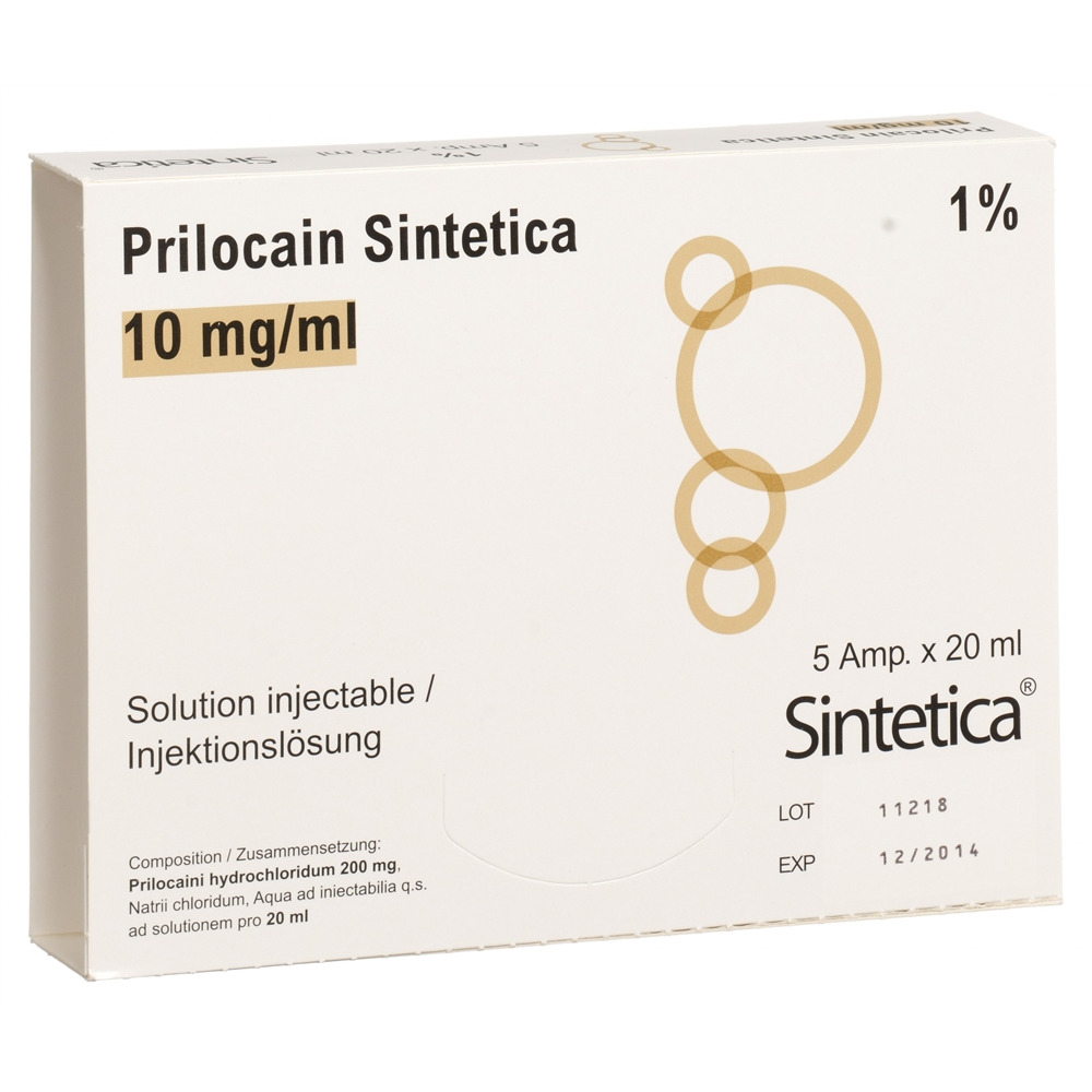 PRILOCAINE Sintetica 10 mg/ml, Hauptbild