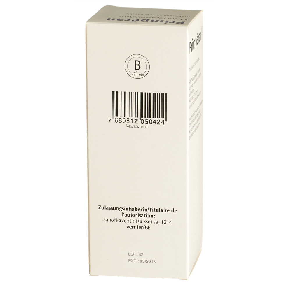 PRIMPERAN sol 1 mg/ml fl 200 ml, image 2 sur 2
