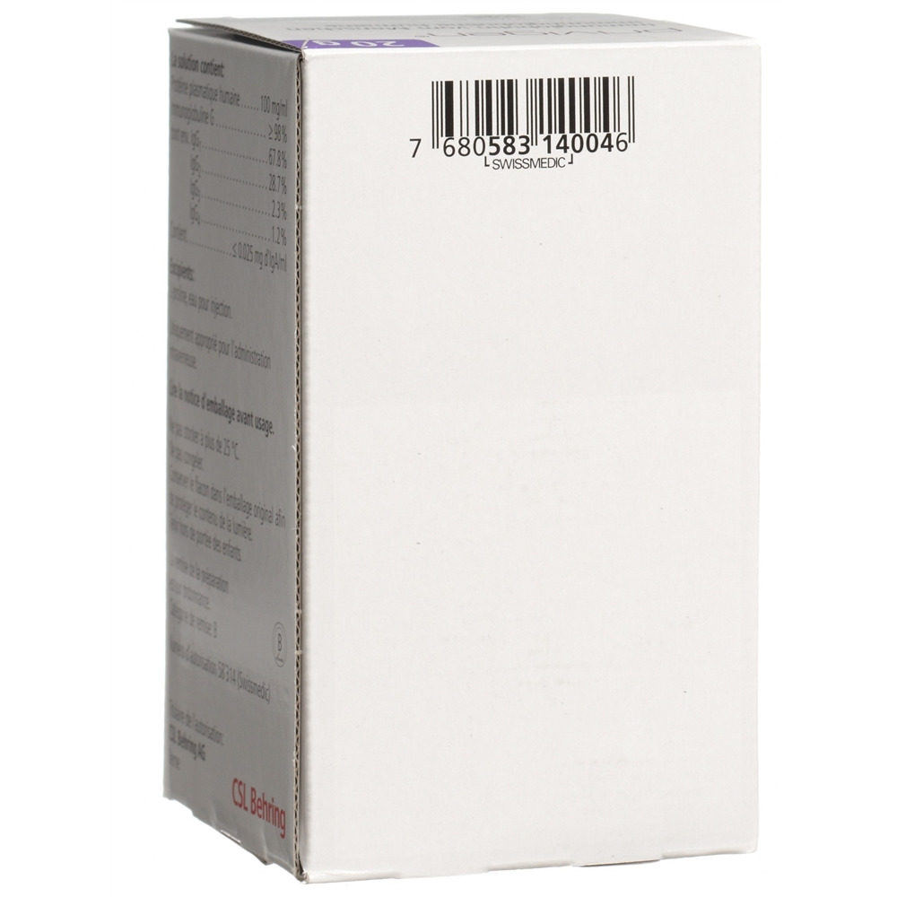 PRIVIGEN sol perf 20 g/200ml i.v. flac 200 ml, image 2 sur 2