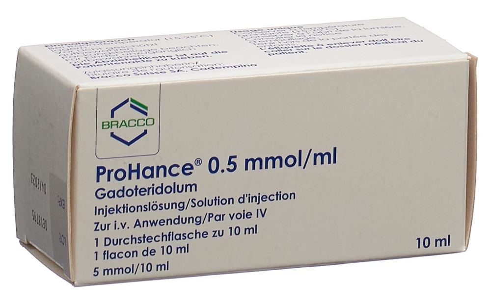 PROHANCE Inj Lös 5 mmol/10ml Durchstechflaschen 1 Stk, Hauptbild