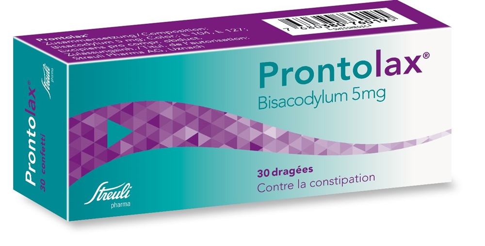 PRONTOLAX drag 5 mg blist 30 pce, image 2 sur 2