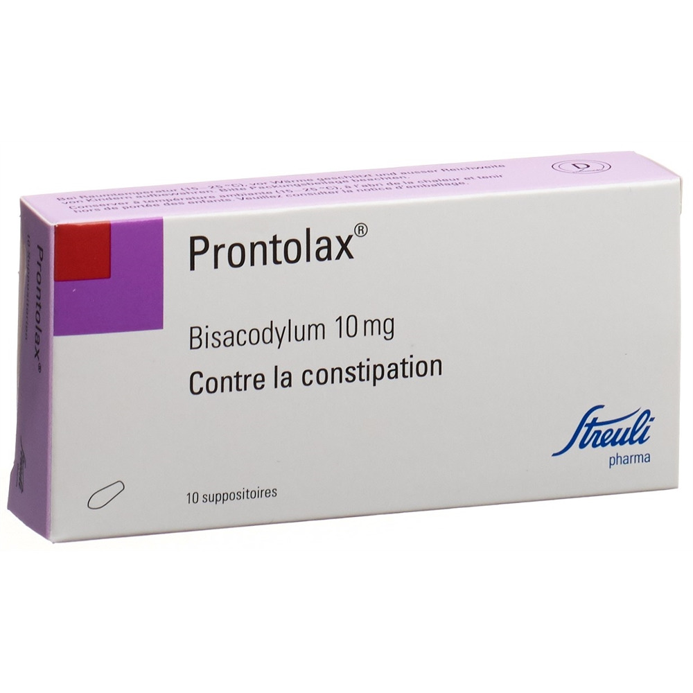 PRONTOLAX supp 10 mg blist 10 pce, image 4 sur 4