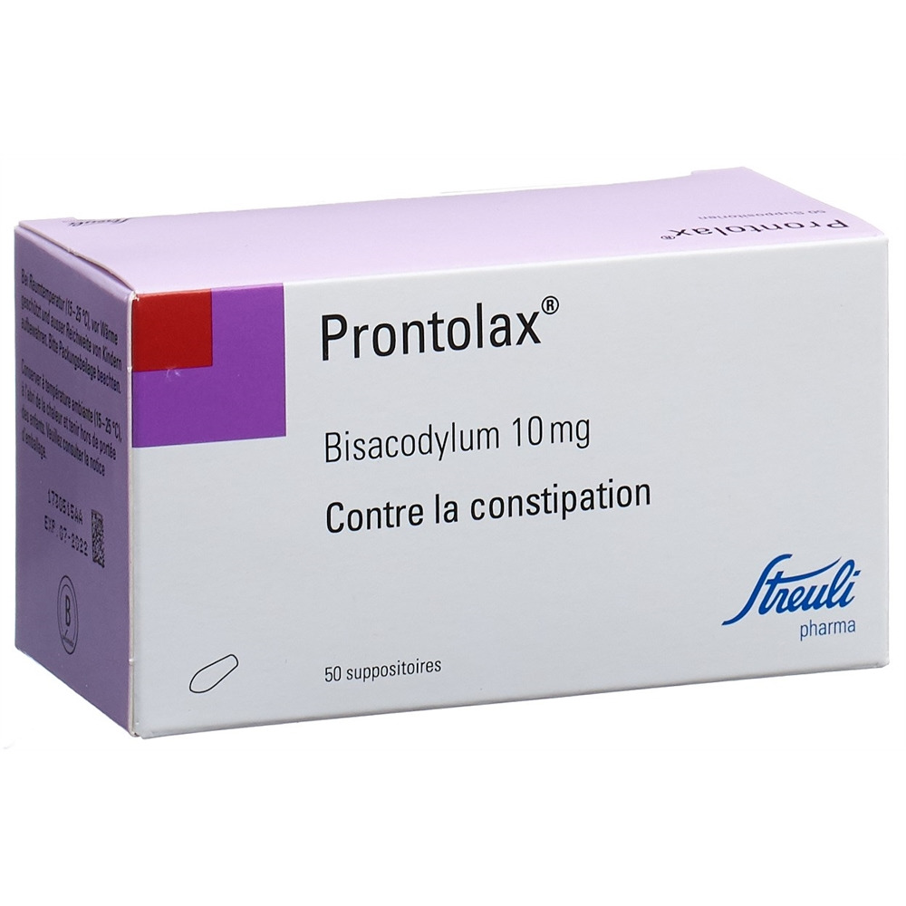 PRONTOLAX supp 10 mg blist 50 pce, image 2 sur 2