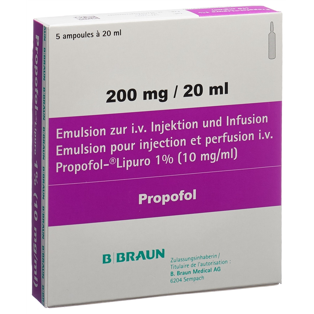 PROPOFOL LIPURO 1% 200 mg/20ml, image principale