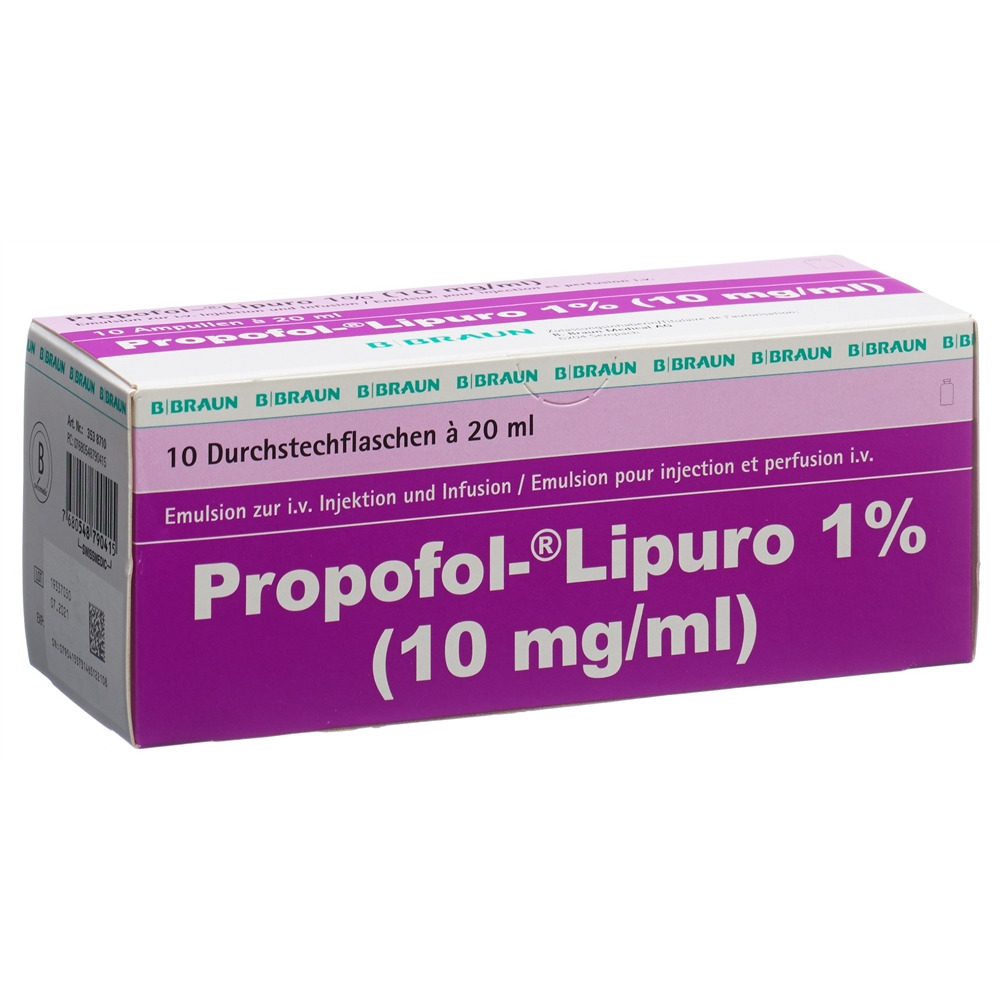 PROPOFOL LIPURO 1% 200 mg/20ml