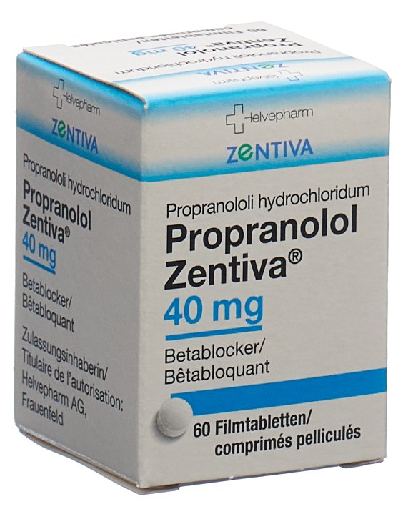 PROPRANOLOL Zentiva 40 mg, image principale