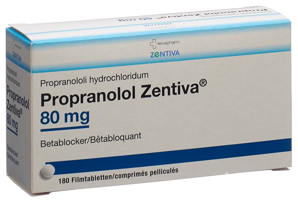 PROPRANOLOL Zentiva 80 mg, image principale