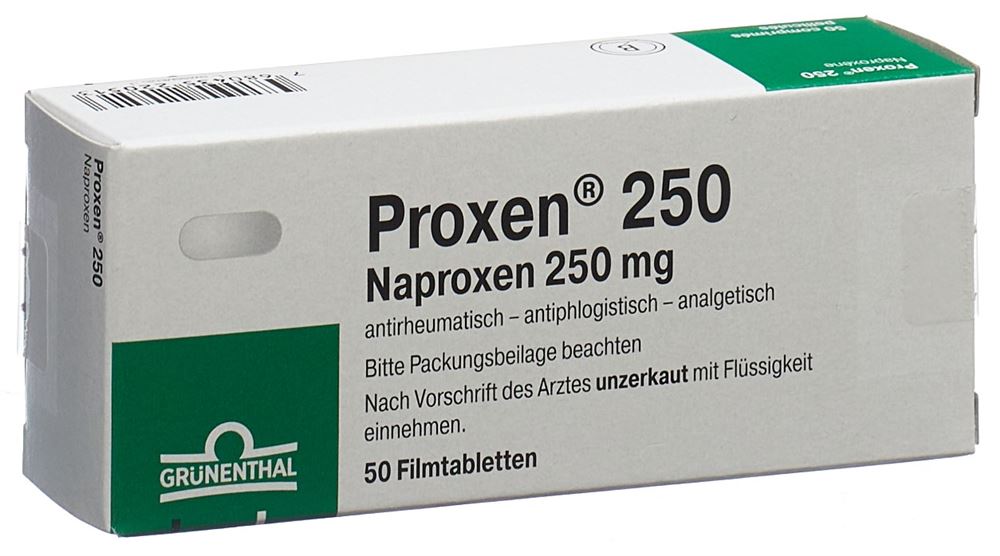 PROXEN Filmtabl 250 mg Blist 50 Stk, Hauptbild