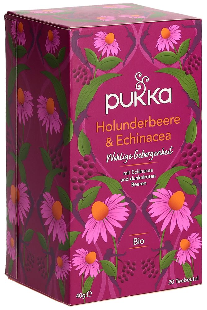 PUKKA Holunderbeere & Echinacea thé