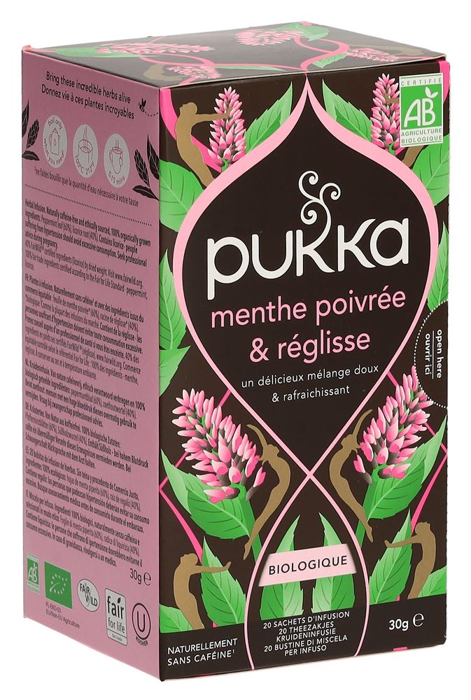 PUKKA Menthe poivrée et Réglisse Tee