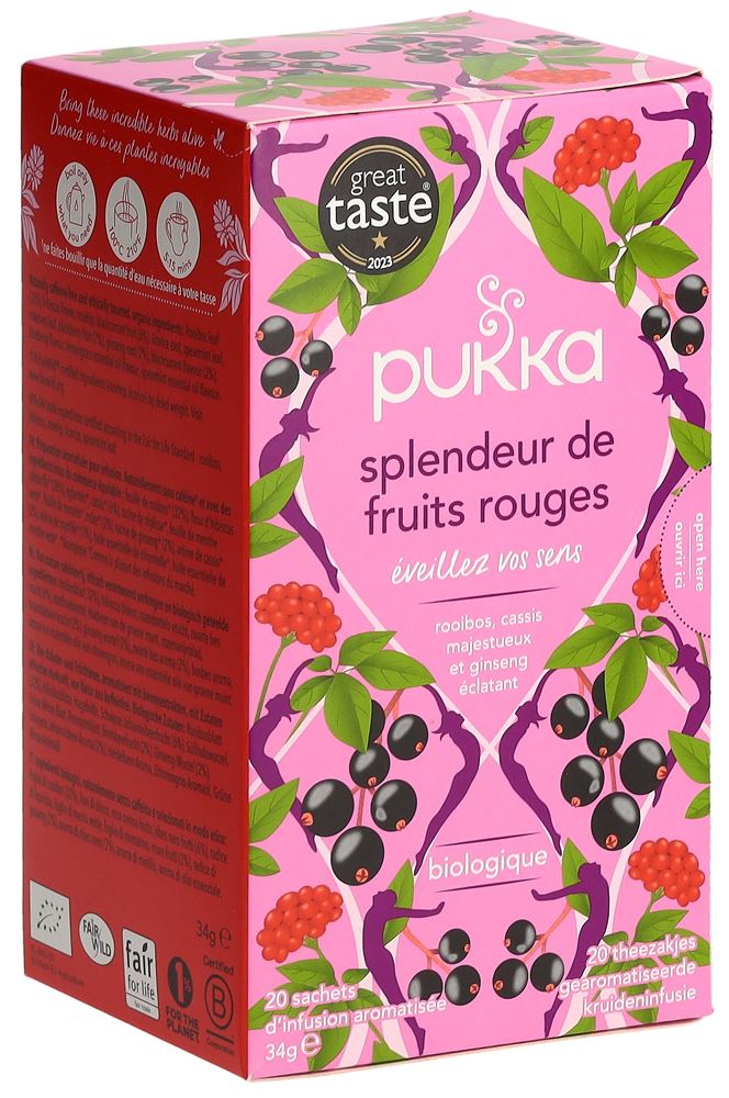 PUKKA Splendeur de fruits rouges thé