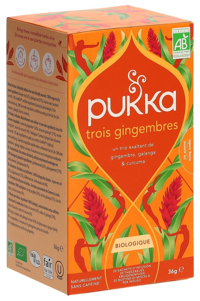 PUKKA Trois Gingembres thé