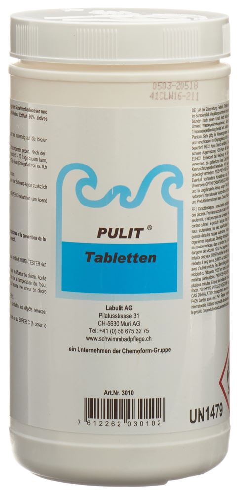 PULIT Chlor-Tabletten, Hauptbild