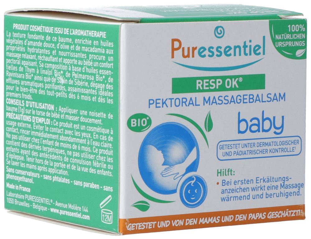 Puressentiel baume bébé respiratoire