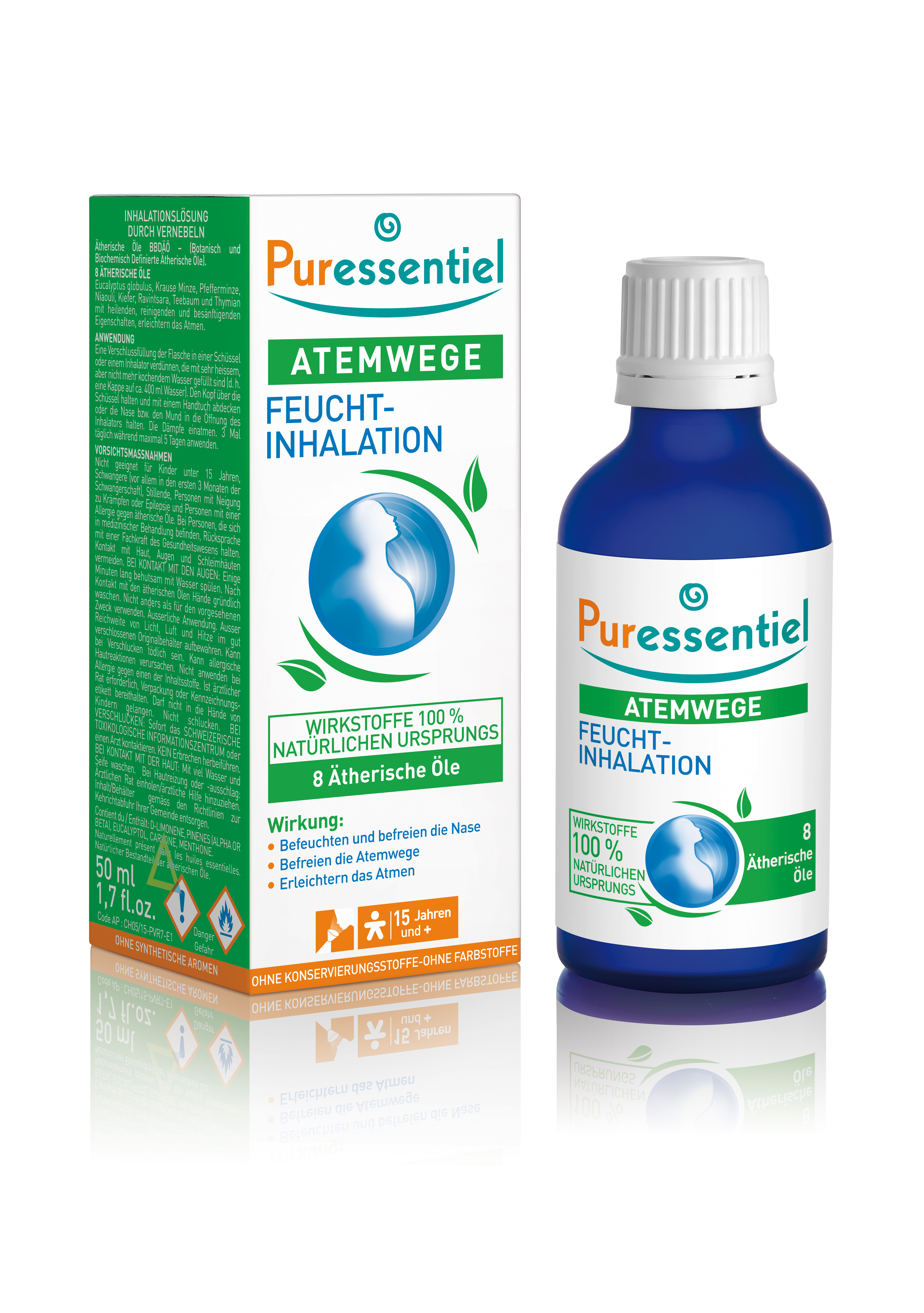 Puressentiel Dampf Inhalation für Atemwege, Hauptbild