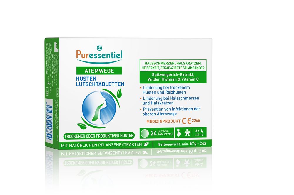 Puressentiel Lutschtabl Husten 24 Stk, Hauptbild Puressentiel Lutschtabl Husten 24 Stk, Hauptbild