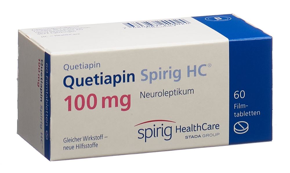 QUETIAPINE Spirig HC 100 mg, Hauptbild