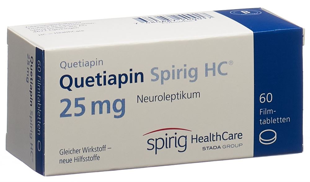 QUETIAPINE Spirig HC 25 mg, Hauptbild