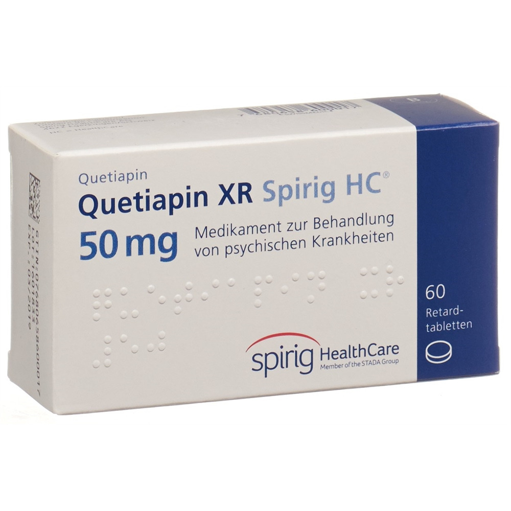 QUETIAPINE XR Spirig HC 50 mg, image principale