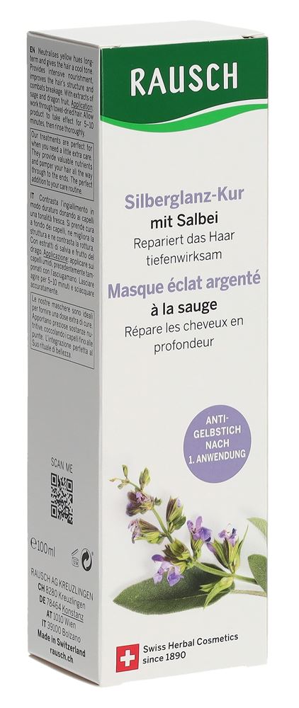 RAUSCH masque éclat argenté