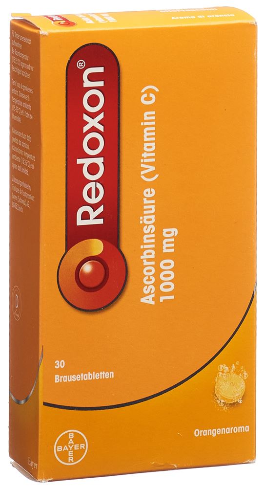 REDOXON Brausetabl 1 g orange Ds 30 Stk, Hauptbild