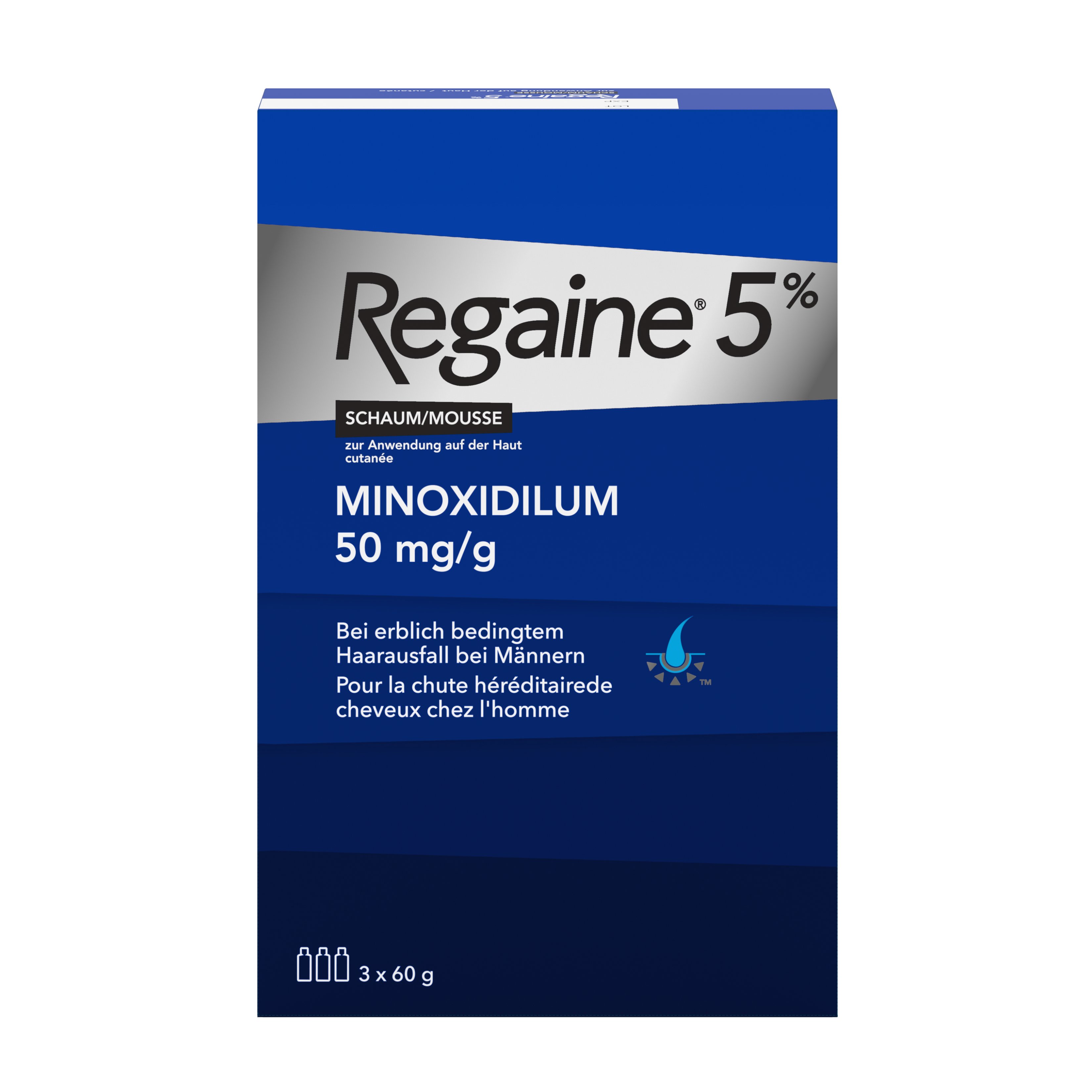 REGAINE Schaum 5 % Fl 60 ml