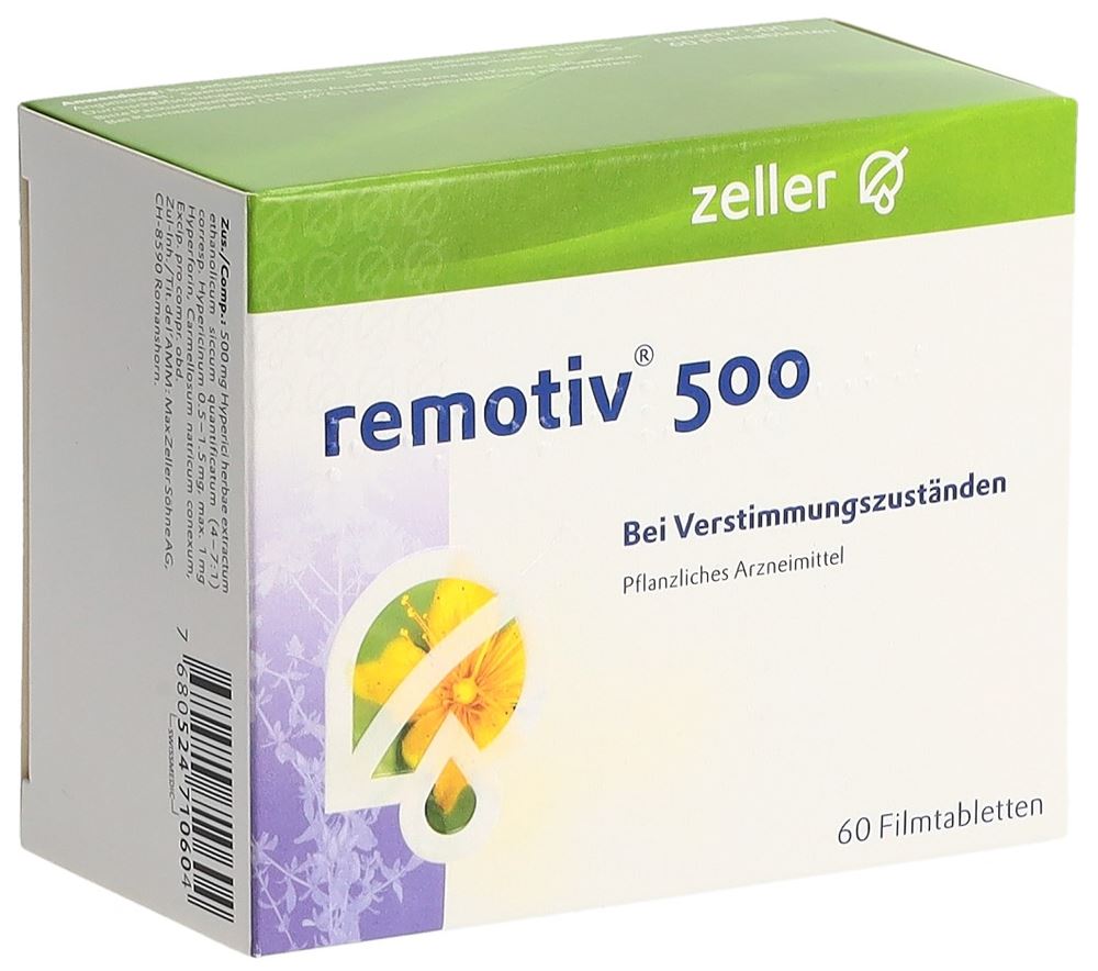 REMOTIV Filmtabl 500 mg Blist 60 Stk