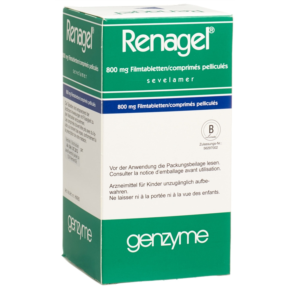 RENAGEL Filmtabl 800 mg Ds 180 Stk, Bild 2 von 2