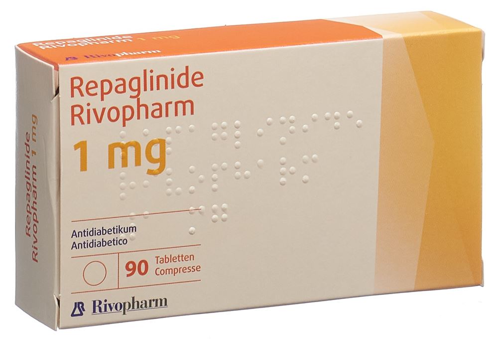 REPAGLINIDE Rivopharm 1 mg, Hauptbild
