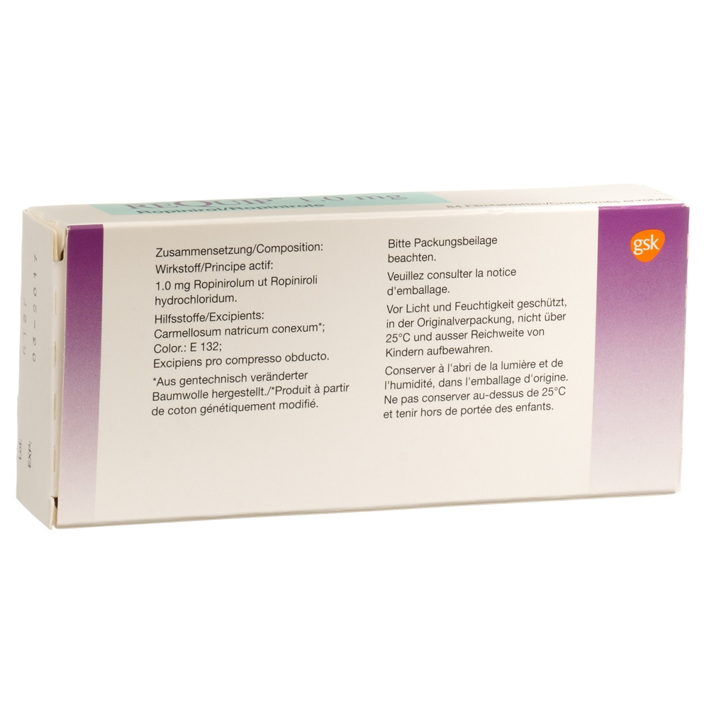 REQUIP cpr pell 1 mg blist 84 pce, image 2 sur 2