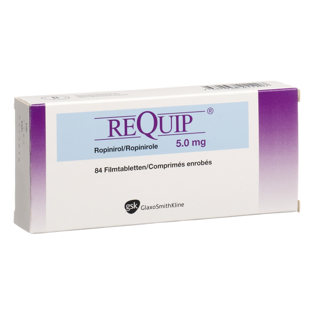REQUIP cpr pell 5 mg blist 84 pce, image principale