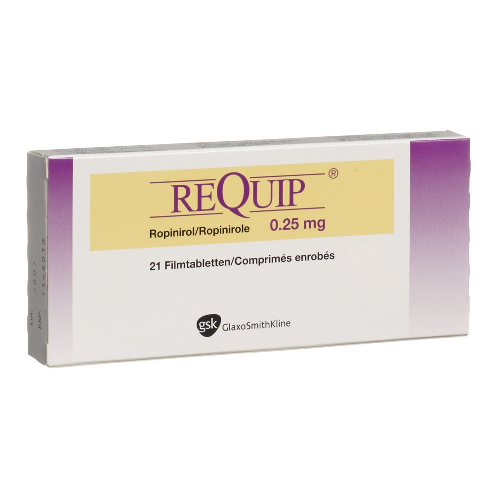 REQUIP Filmtabl 0.25 mg Blist 21 Stk, Bild 2 von 2