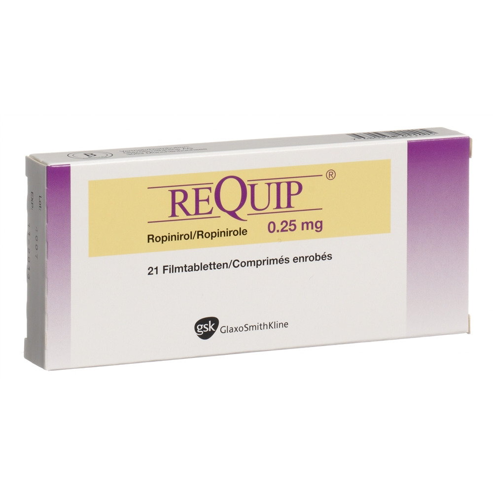 REQUIP Filmtabl 0.25 mg Blist 21 Stk, Hauptbild