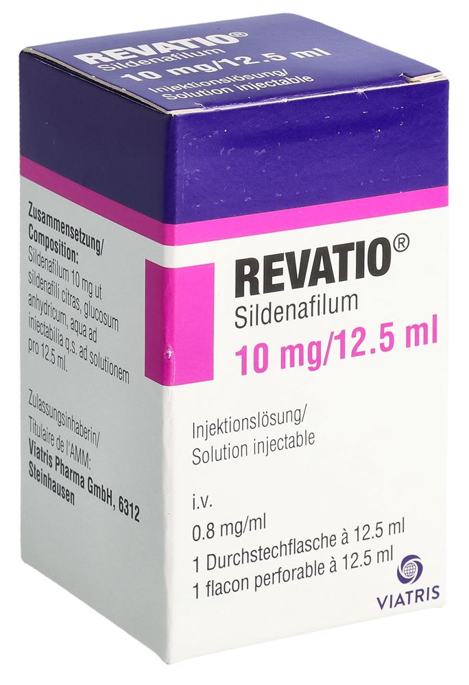 REVATIO sol inj 10 mg/12.5ml flac 1 pce, image principale