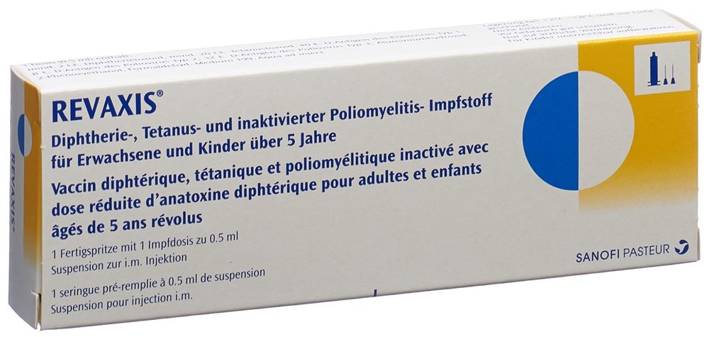 REVAXIS Inj Susp mit 2 separaten Nadeln Fertspr 0.5 ml, Hauptbild