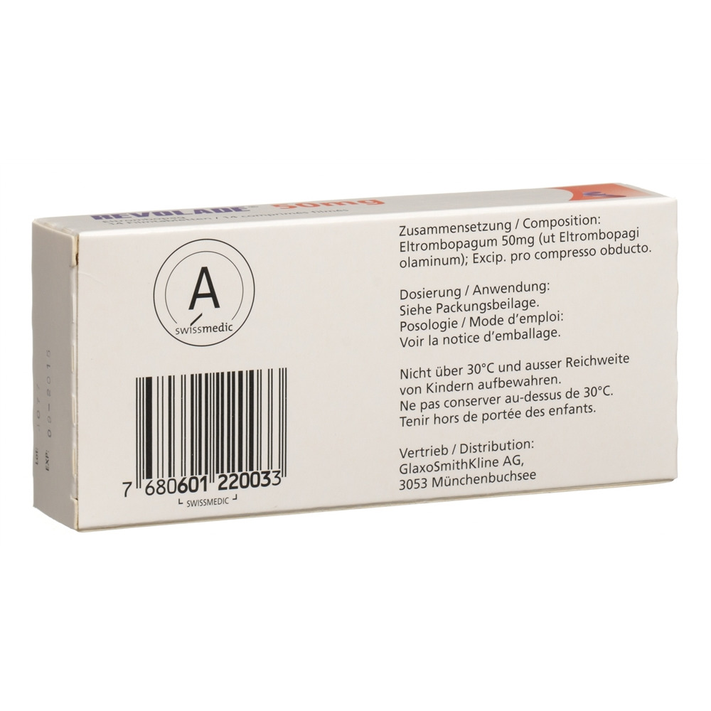 REVOLADE cpr pell 50 mg blist 14 pce, image 2 sur 2