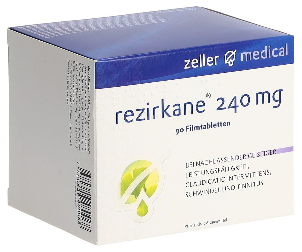 REZIRKANE cpr pell 240 mg blist 90 pce, image principale