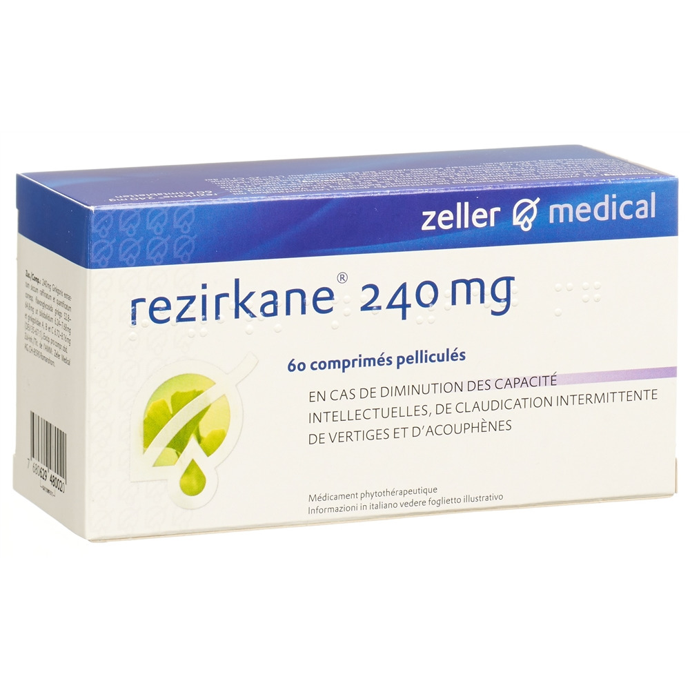 REZIRKANE Filmtabl 240 mg Blist 60 Stk, Bild 2 von 2