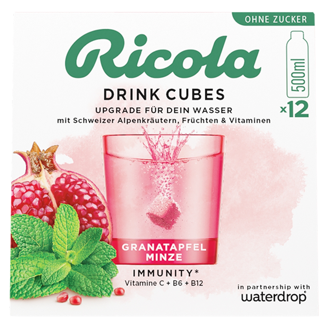 Ricola Drink Cubes, Hauptbild