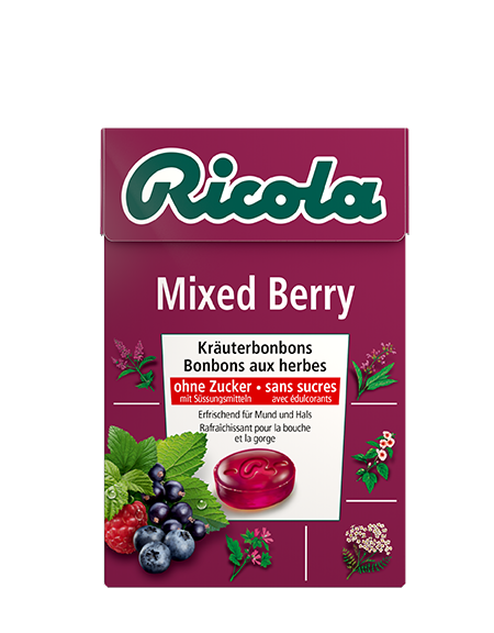 Ricola mixed berry bonbons aux herbes