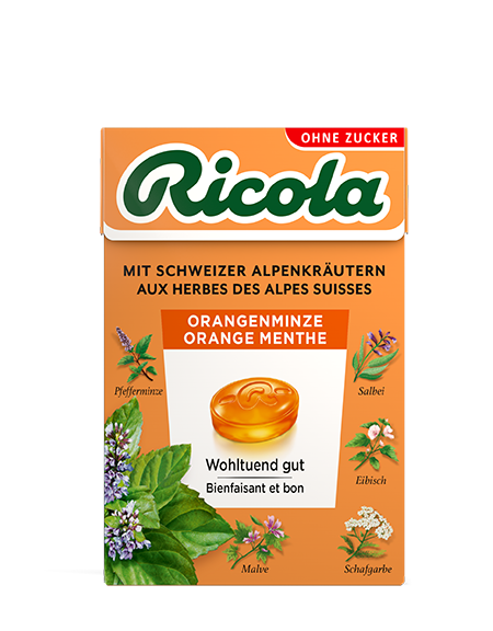 Ricola orange-menthe bonbons aux herbes