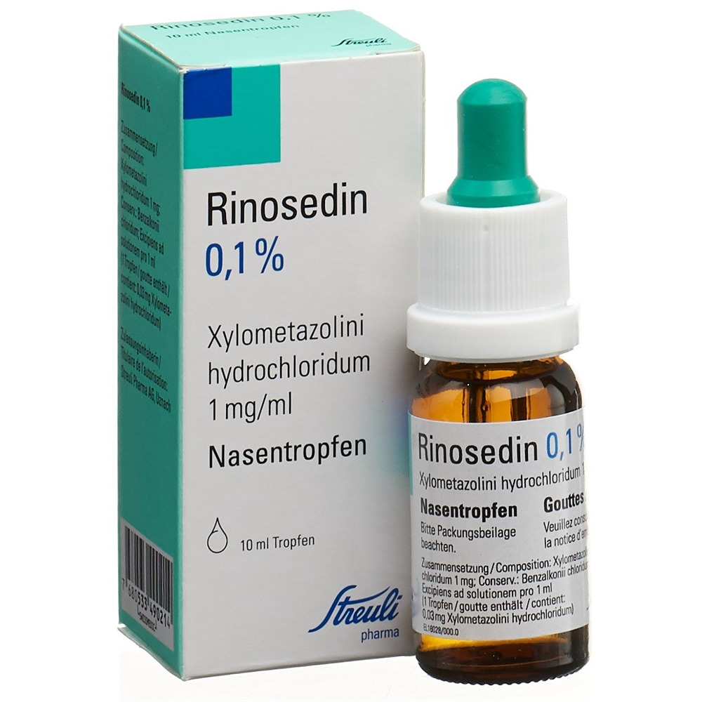 RINOSEDIN gtt nas 0.1 % fl 10 ml, image principale