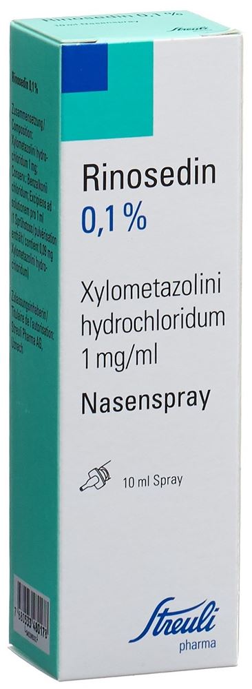 RINOSEDIN spray nasal 0.1 % spr nasal 10 ml