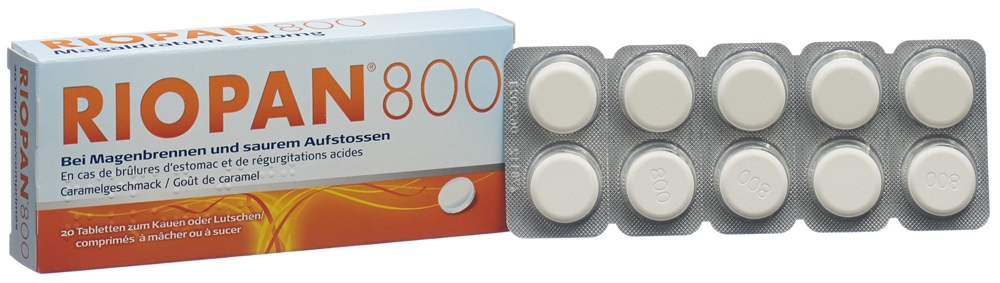 RIOPAN cpr 800 mg blist 20 pce, image 2 sur 3